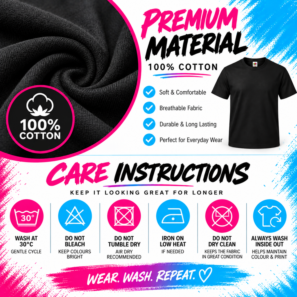 Men’s Personalised Text T-Shirt