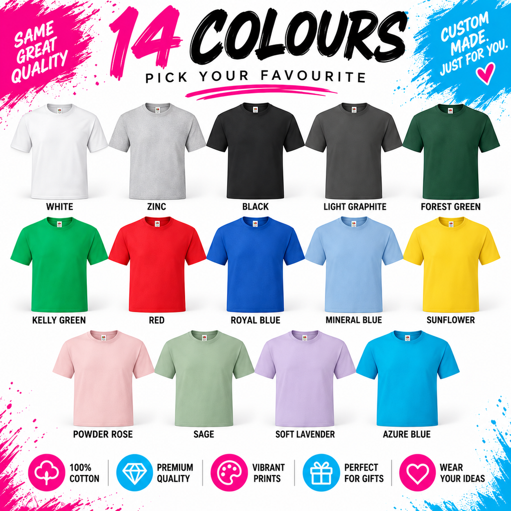 Men’s Personalised Text T-Shirt