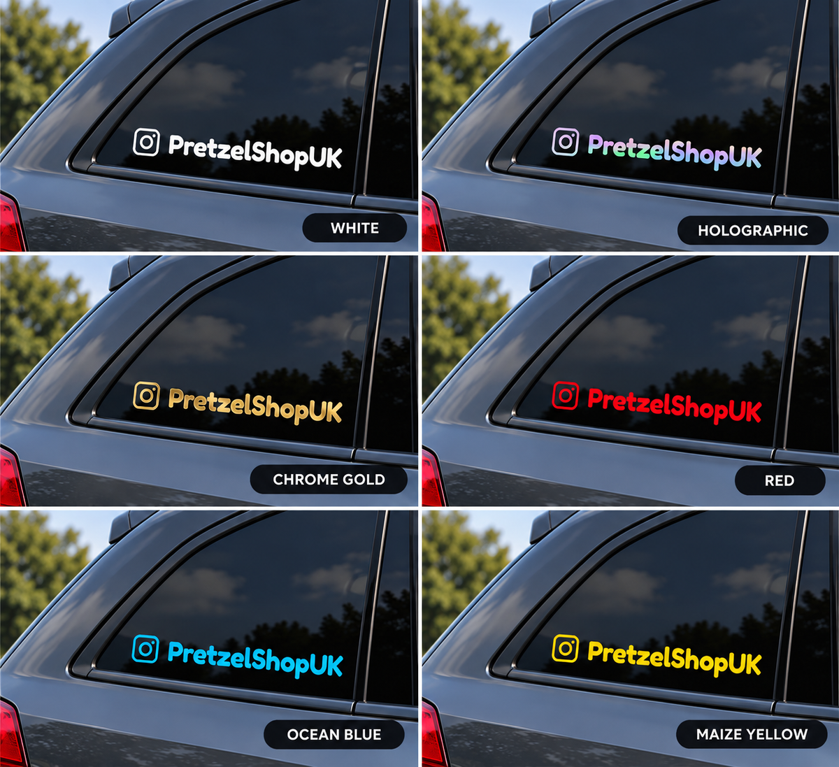 Personalised Social Media Sticker