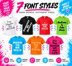 Kids Personalised Text T-Shirt