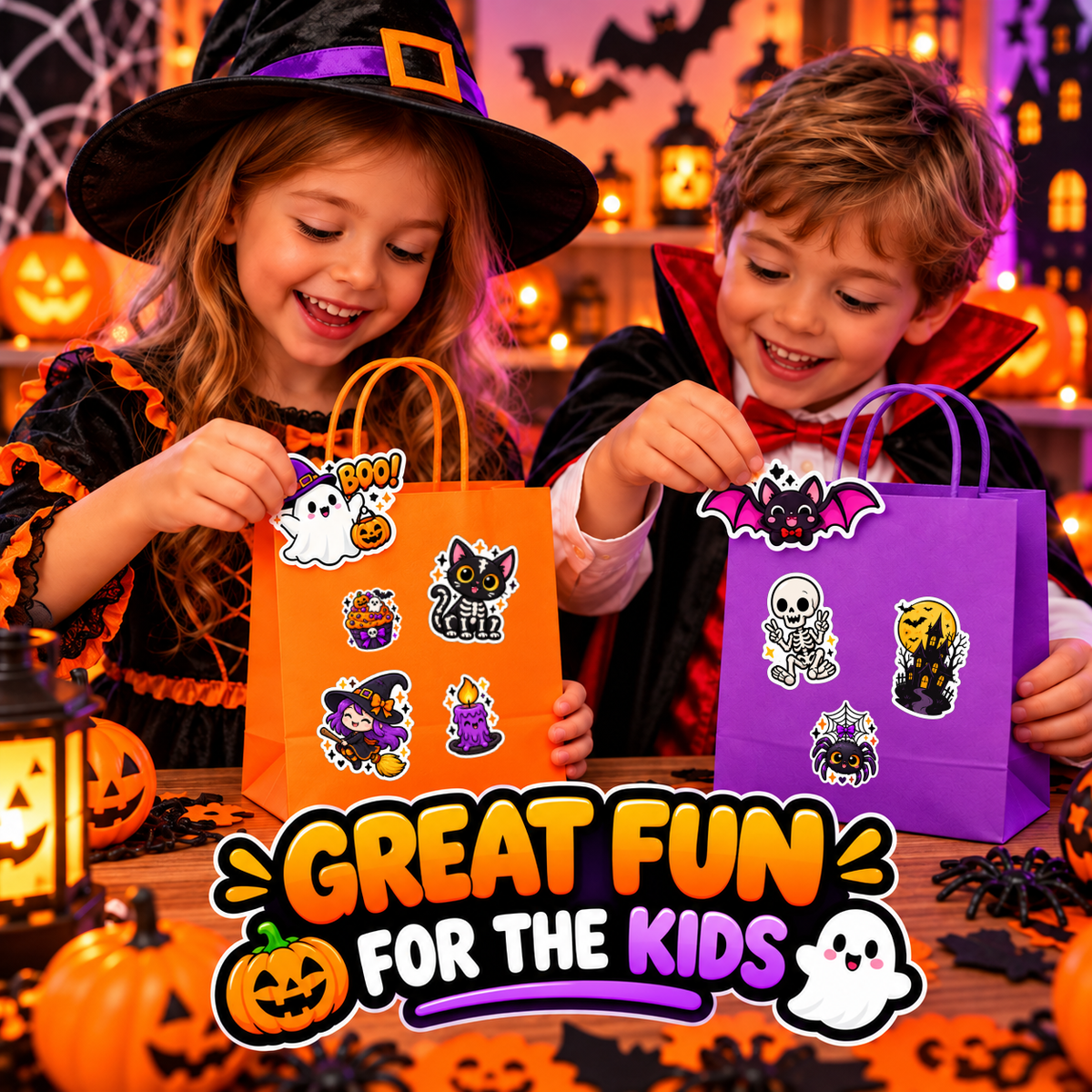 Halloween Funny Stickers Pack