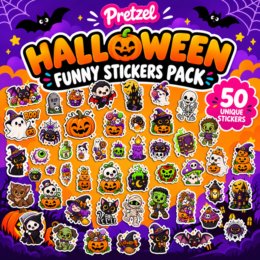 Halloween Funny Stickers Pack
