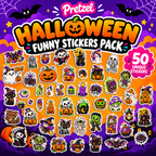 Halloween Funny Stickers Pack