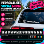 Personalised Social Media Sticker