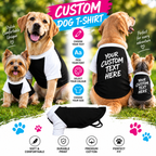 Dogs Personalised Text T-Shirt