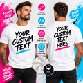 Men’s Personalised Text T-Shirt