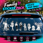 Personalised Family Sticker Pack