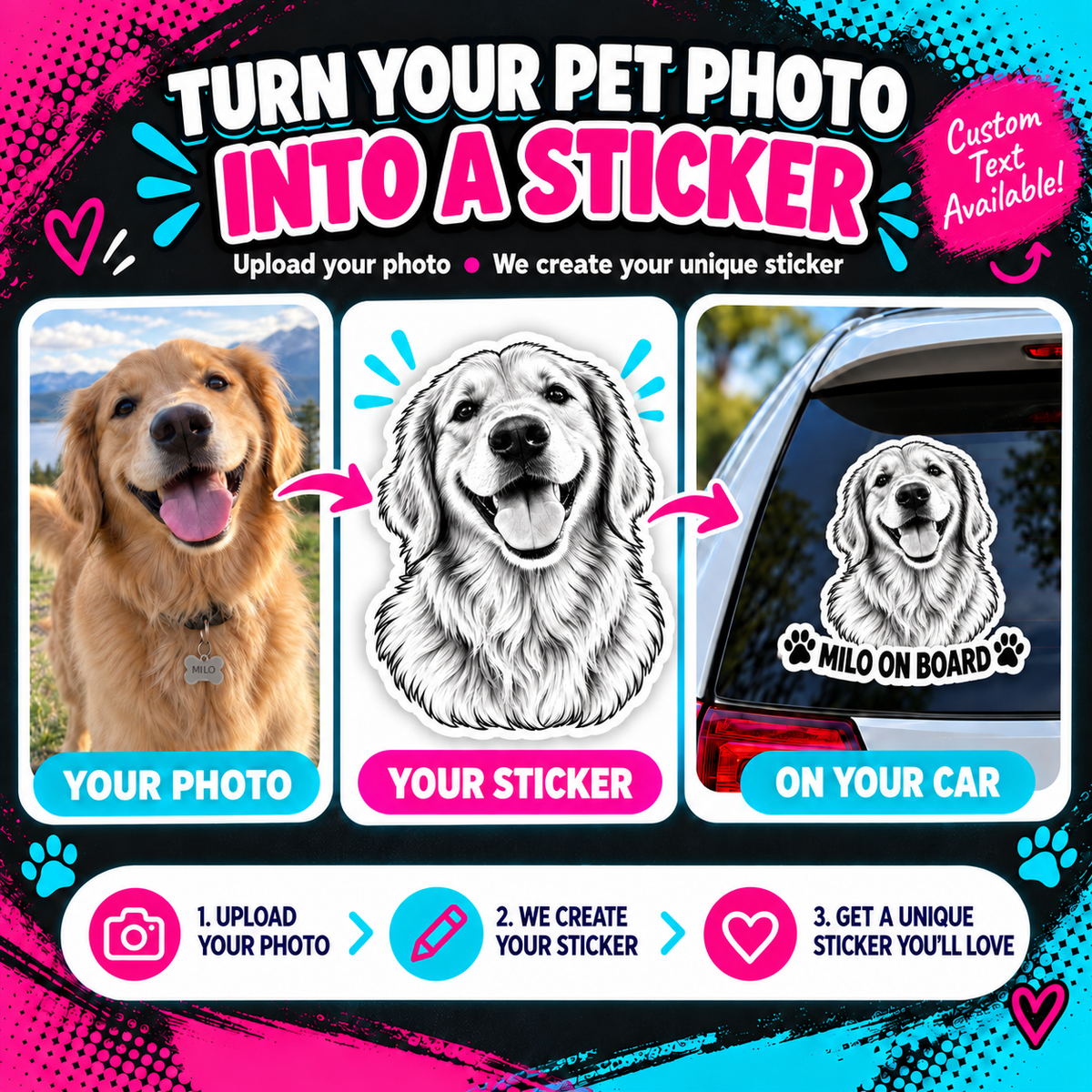 Personalised Pet Sticker