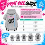 Dogs Personalised Text Hoodie