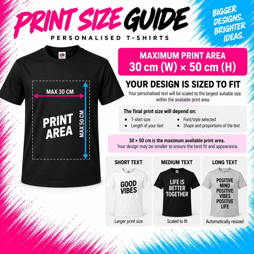 Men’s Personalised Text T-Shirt