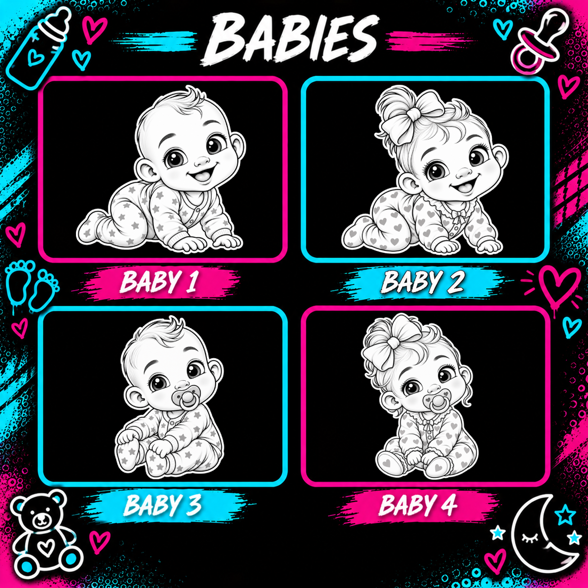Personalised Family Sticker Pack