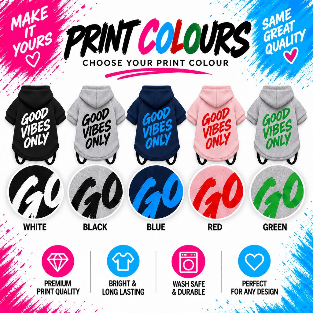 Dogs Personalised Text Hoodie