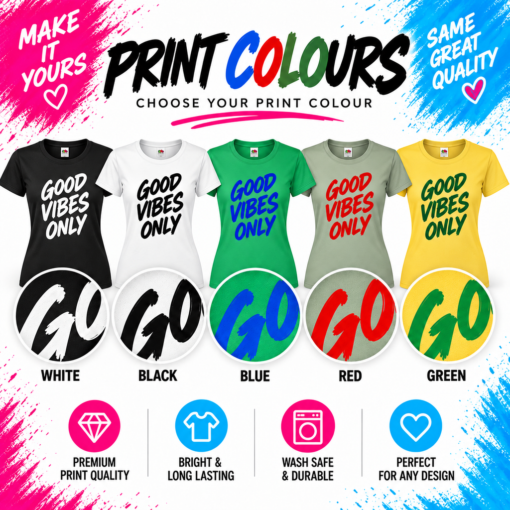 Ladies’ Personalised Text T-Shirt