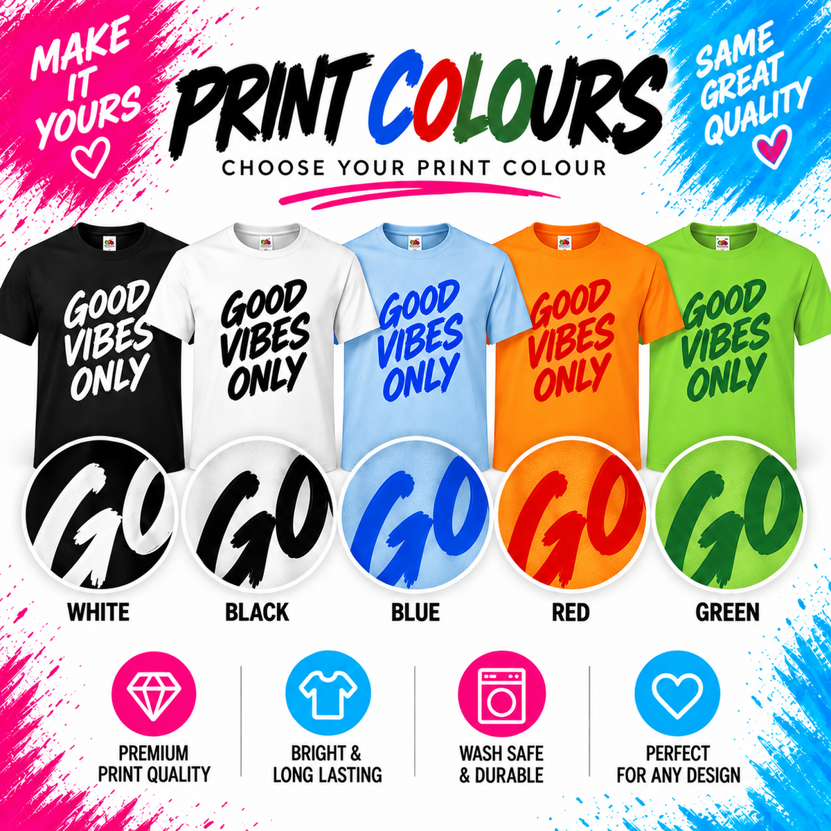 Kids Personalised Text T-Shirt